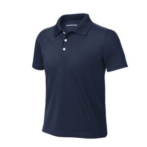 Sport-Tek® Youth UV Micropique Polo - YST740 - True Navy
